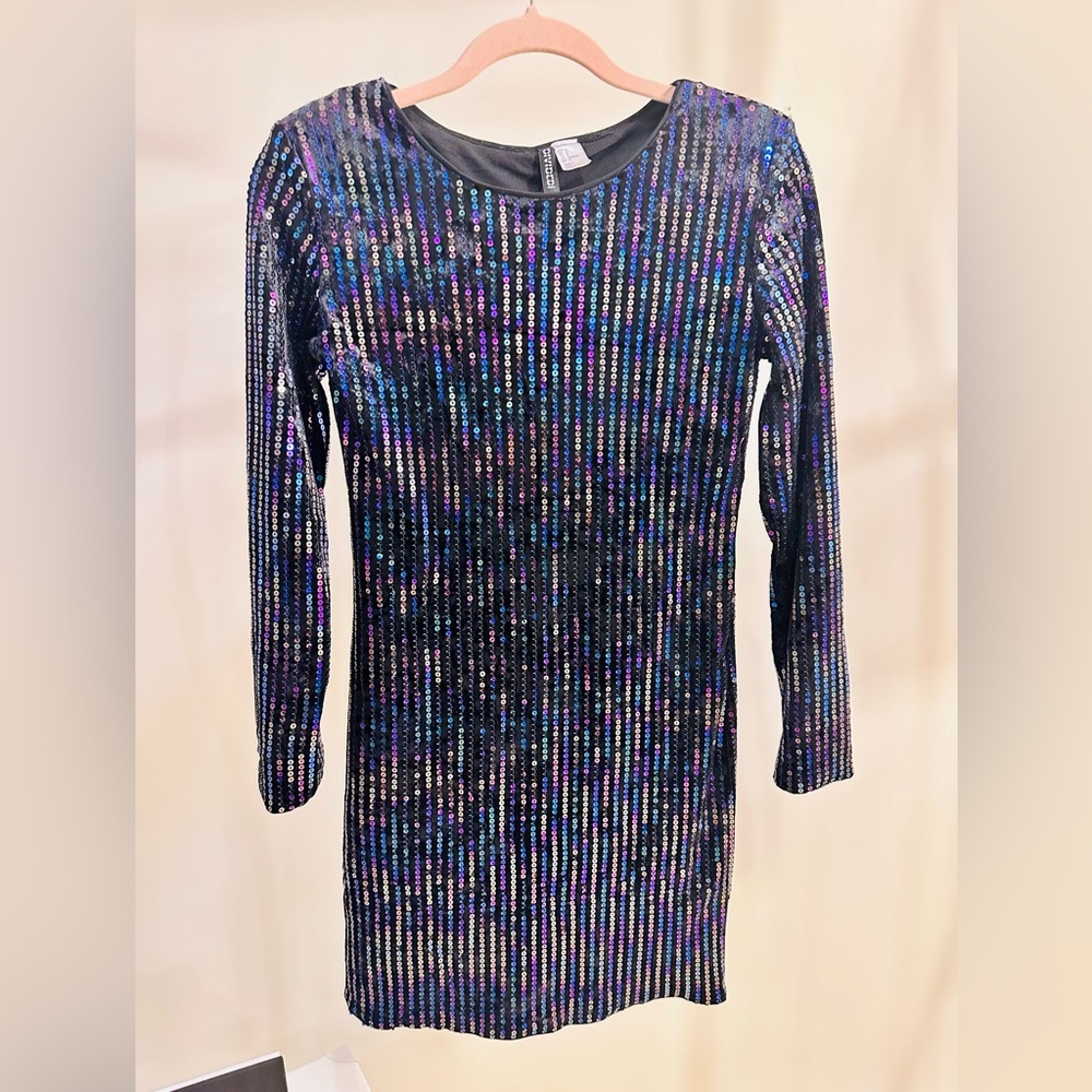 Sparkly Multicolor Sequin Dress